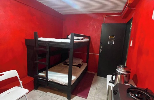 Baguio House | Room-red Room Budget Trancoville Wifi