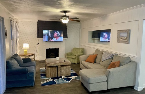 Cottage Line Apartment | Roomy Beachfront Apartment, Deck, Game Room! 2 Bedroom Apts by RedAwning