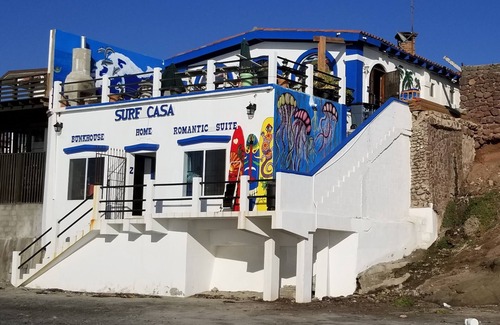 La Joya Apartment | Rosarito Beach Bunkhouse: King Bed, Wi-Fi, TV, Surf, Sleeps 5+