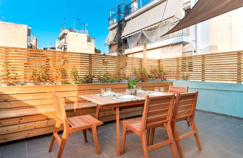 Piraeus Apartment | Royal Premium Apartment -120sq -common Terrace