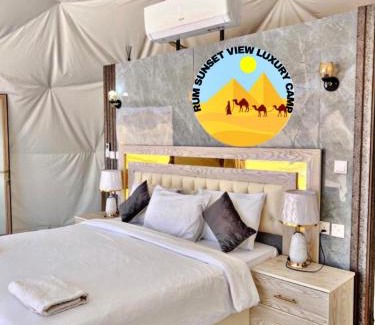 Wadi Rum Hotel | RUM SUN SET VIEW lUXURY CAMP