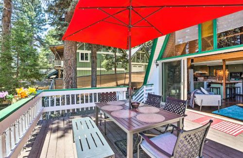 Running Springs House | Running Springs A-Frame with Deck and Mtn Views!