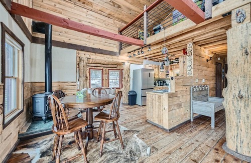 Alma Cabin | Rustic Alpine Cabin w/Game Loft, Hot Tub & Views