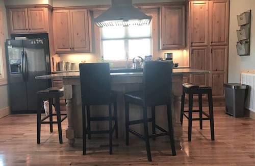 Apple Ridge House | Rustic Barn Theme home long range views Luxe
