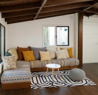 Kfar Hoshen Ski Chalet | Rustic Cabin in the Galilee with Pastoral Views