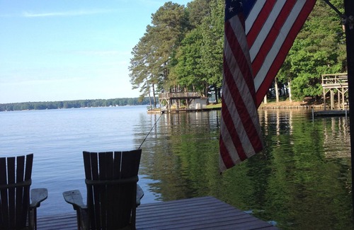 Littleton Cabin | Rustic Cabin Rental With Private Cove Access To Gorgeous Lake Gaston.
