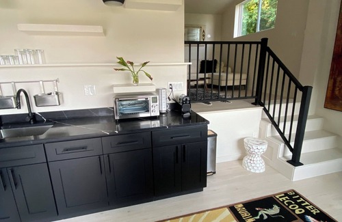 Northwest Olympia Cottage | Rustic Chic cottage with views of Mt. Rainer, sunrises and moonrises