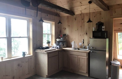 Lyme Center House | Rustic Converted Barn Loft in the Lakes Region