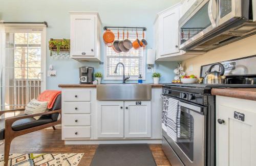 Woodland Park Apartment | Rustic Escape Fireplace, BBQ Grill & Scenic Views