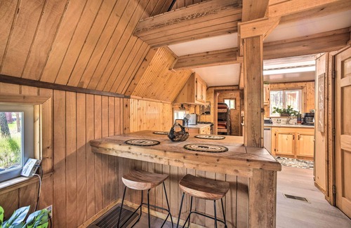 Florissant Cabin | Rustic Florissant A-Frame w/Spacious Deck!