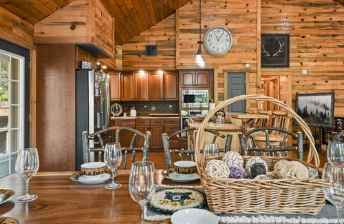 Sevierville Cabin | Rustic Hideaway 4 Bedroom Cabin by RedAwning