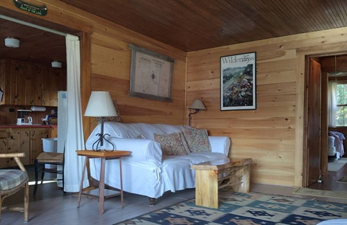 Rangeley Cabin | Rustic Lakeside Wilderness Summer Rental on Beaver Mountain Lake