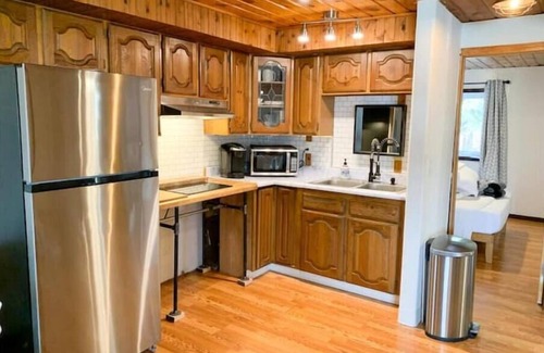 Fairbanks Cabin | Rustic Modern Cabin in Town+WiFi+Trails+Fire Pit