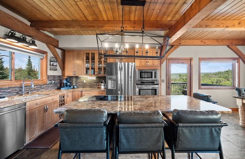 Steamboat Springs House | Rustic Mountain Home on 10 Acres - Deck w/Great Views - Hot Tub/Fire Pit