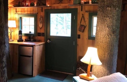 Mead Cabin | Rustic Treehouse Cabin on Green Bluff!