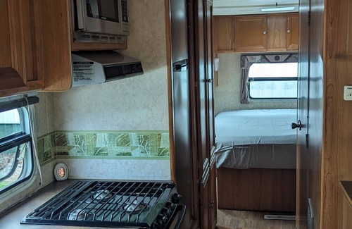 Oden House | RV on site with electric only.