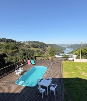 Piratuba House | Sítio Sonho Meu - 3 quartos- Seu Refúgio com a mais bela Vista para Lago da Usina