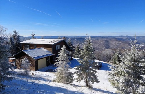 Snowshoe Cabin | S Westridge View Cabin with Hot Tub & Resort Shuttle