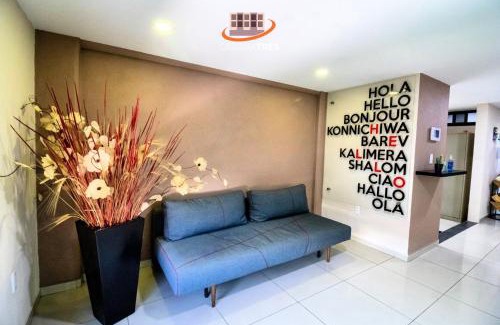 Ciudad Lopez Mateos Apartment | S08 DOBLE CAMA MATRIMONIAL Premium Suite Frente al TEC CEM con Cocineta WiFi Balcón Parking Terraza