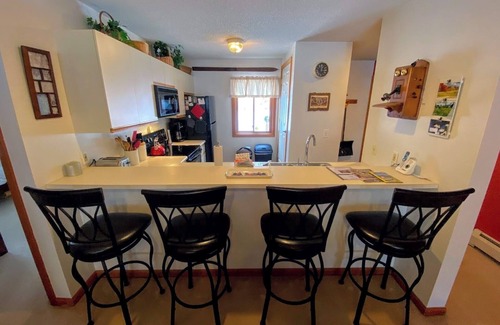 Bretton Woods Condo | S4 Ski Slope Views! Bretton Woods condo with easy access to Mt Washington, Skiing, Dog Friendly!