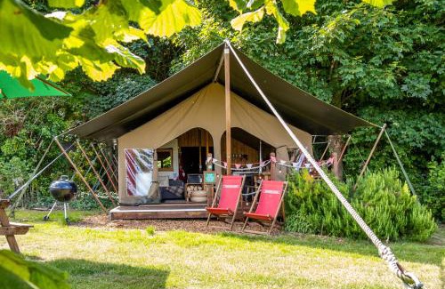 Yarmouth Apartment | Safari Tent 1 With Log Burning Tub At Tapnell Farm