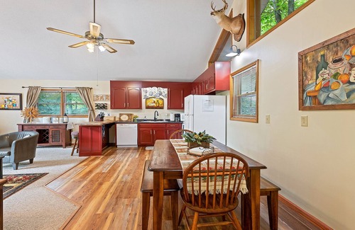 Maggie Valley Cabin | Safe Haven - Hot Tub, Views, Family Friendly Retreat