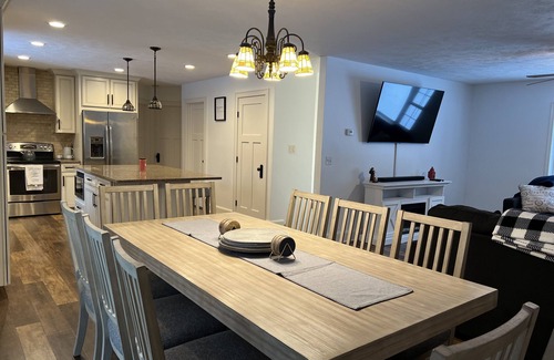 Stroudsburg House | Salt Water Pool-7 Person Hot tub- Open Concept 4Bd-2ba Home-Game Rm & 2 Firepits