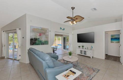 North Port House | Saltwater Heated POOL Home Near Several Beaches
