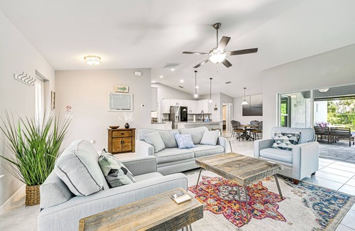 North Port House | Saltwater Pool & Game Room: Gulf Coast Retreat