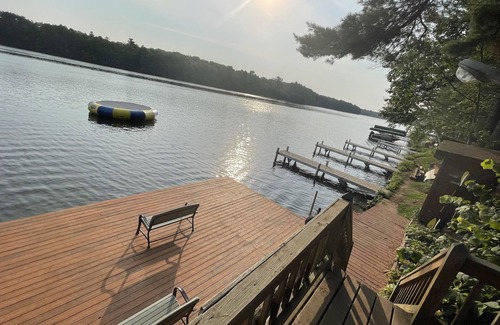 Sarona Cabin | Sam’s Place Cabin 1 on Long Lake, near shoreline, quiet. Own dock available.