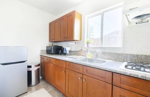 San Gabriel House | San Gabriel Studio Suite: Comfy Queen Bed, Fast Internet Connection, and Your Own Parking Spot.