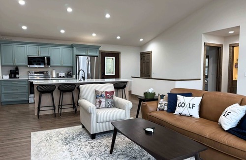 New Lisbon House | Sand Trap Shores on Sunset Lake/Hot Tub/Sleeps 20