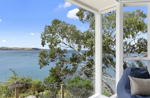 Sandy Bay House | Sandy Bay Beachfront Oasis direct beach access