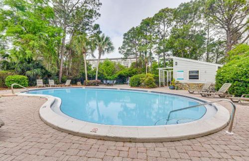 Cassine Village House | Santa Rosa Beach Townhome Patio, Walk to Beach!