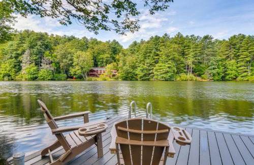 Sapphire House | Sapphire Lakefront Cabin with Dock, Kayaks and Canoe!