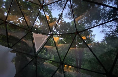 Saratoga RV Rental | Saratoga Redwood Dome Tents