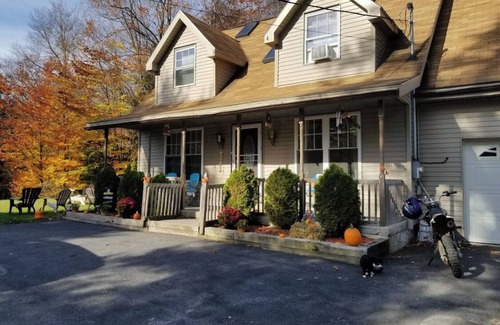 Lake Desolation House | Saratoga rental: 18 mins to track, with plenty of privacy, across from lake.