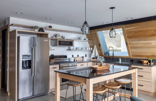 Saugatuck Cabin | Saugatuck Harbor Luxury A-Frame, View of Downtown