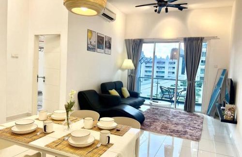 Bandar Puchong Jaya Apartment | SB 1-10Pax Sky Pod Puchong 2Room IOI Mall LRT WiFi