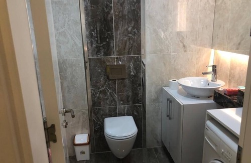 Kestel Apartment | Scela Divine Residence 100m to the beach and large balcony with nice view of sea