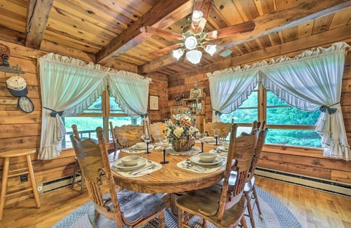 Highlands House | Scenic Creekside Cabin with Wraparound Porch!