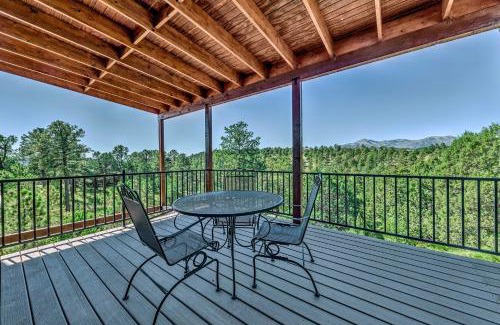 Ruidoso House | Scenic Ruidoso Home with Large Deck and Hot Tub!