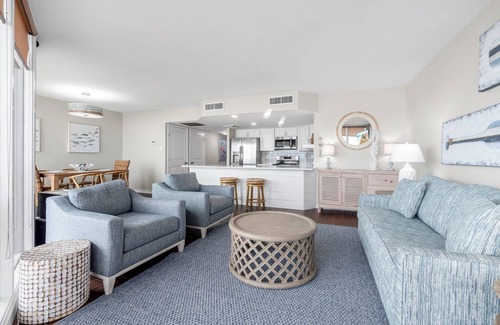 Port Aransas Condo | Sea Gull #609L: Beachfront 1 Bedroom 1 Bathroom With Spectacular Views and 24 Hour Management