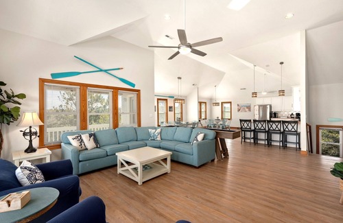 Ocean Sands House | Sea Haven- Heated Salt Water Pool, Sleeps 16, Dogs OK! 500ft to beach, Hot Tub