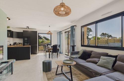 Saint-Gildas-de-Rhuys Ski Chalet | Sea view – 500m from the beach – House for 10