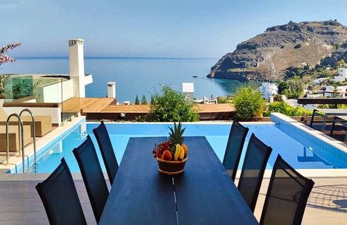 Vlicha Villa | Sea View Villa, Short Walk To The Beach, Restaurants, Bars And 3km From Lindos!