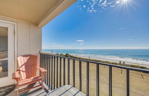 Indian Beach Apartment | Seaside Indian Beach Getaway with Balcony and Views!