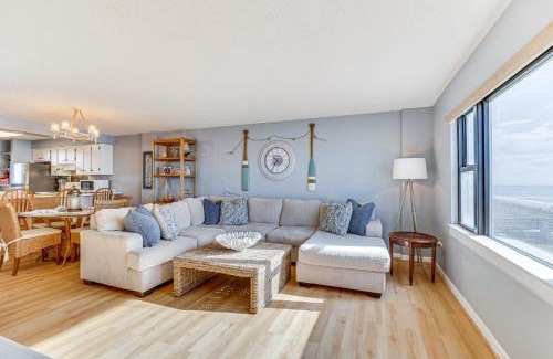 Indian Beach Apartment | Seaside Indian Beach Getaway with Balcony and Views!