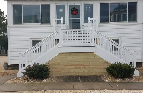 Ortley Beach Apartment | Seaside Park Borough - Apartment Pet friendly steps to beach Ground Level.