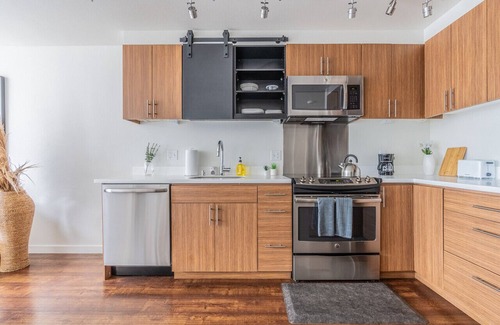 Mann Apartment | Seattle's modern and stylish Penthouse Apartment- Wifi, Pet Friendly, Rooftop
